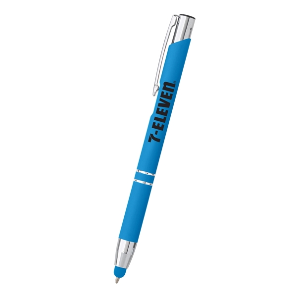 Combination ballpoint/stylus pen with plunger-action mechanism.... from ASI 61125 Hit Promotional Products / Hit®
