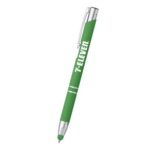Combination ballpoint/stylus pen with plunger-action mechanism.... from ASI 61125 Hit Promotional Products / Hit®