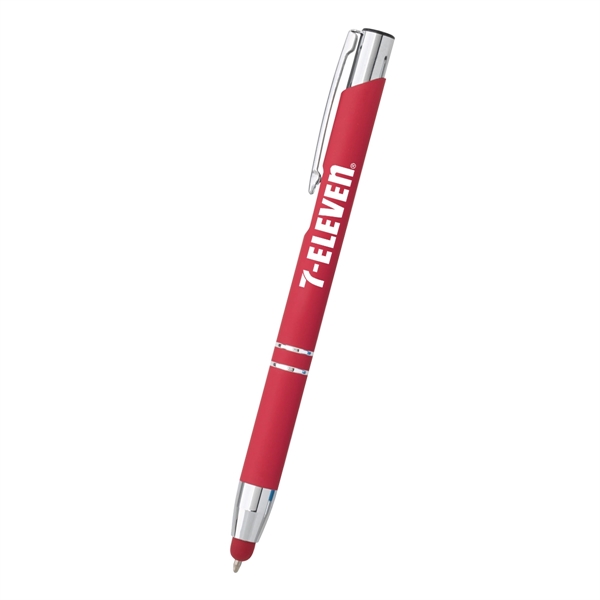 Combination ballpoint/stylus pen with plunger-action mechanism.... from ASI 61125 Hit Promotional Products / Hit®