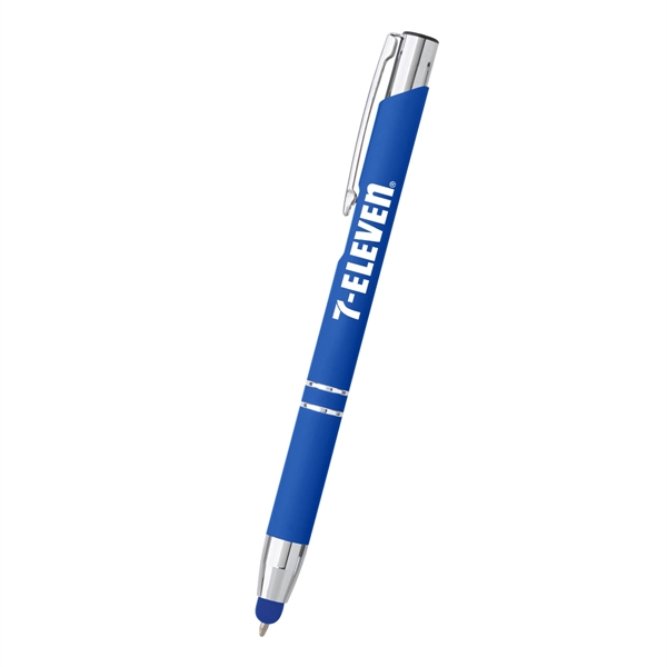 Combination ballpoint/stylus pen with plunger-action mechanism.... from ASI 61125 Hit Promotional Products / Hit®
