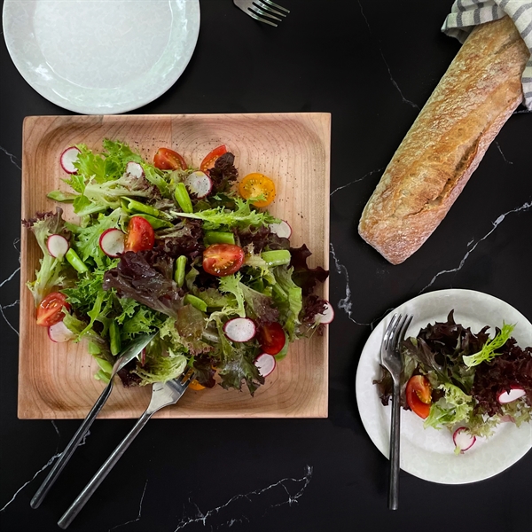 Maple square board from our artisan series sets the stage for... from ASI 63017 J K Adams