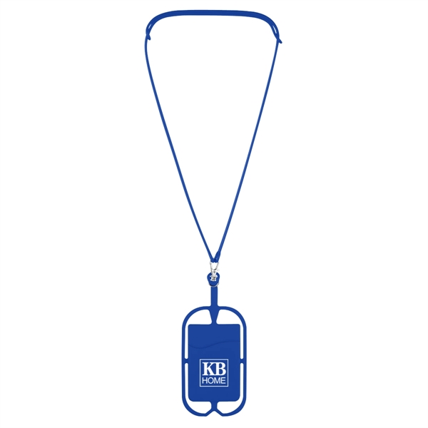 Lanyard with phone holder and wallet... from ASI 61125 Hit Promotional Products / Hit®