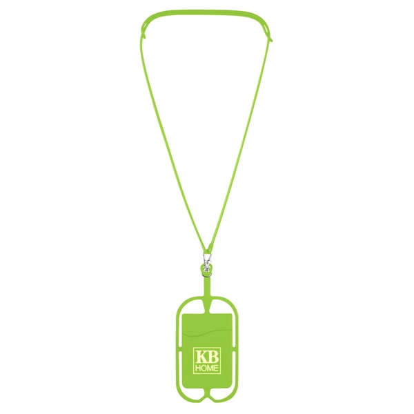 Lanyard with phone holder and wallet... from ASI 61125 Hit Promotional Products / Hit®