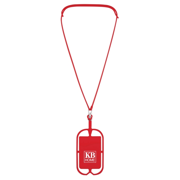 Lanyard with phone holder and wallet... from ASI 61125 Hit Promotional Products / Hit®