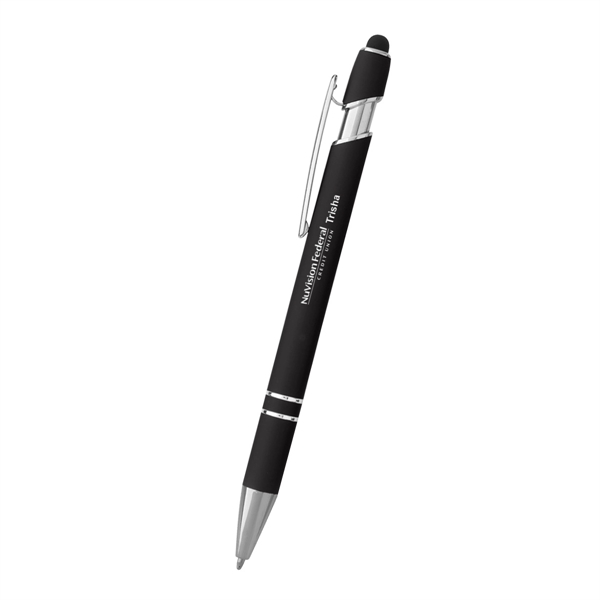 Aluminum ballpoint pen with stylus on top.... from ASI 61125 Hit Promotional Products / Hit®
