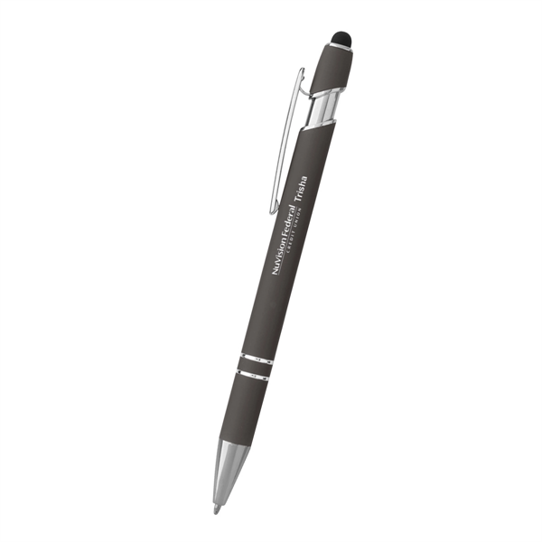 Aluminum ballpoint pen with stylus on top.... from ASI 61125 Hit Promotional Products / Hit®