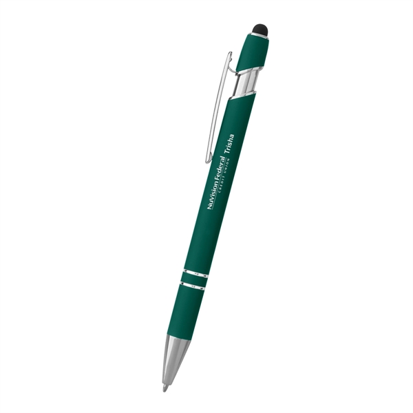 Aluminum ballpoint pen with stylus on top.... from ASI 61125 Hit Promotional Products / Hit®