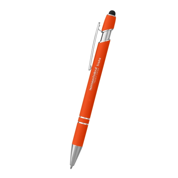 Aluminum ballpoint pen with stylus on top.... from ASI 61125 Hit Promotional Products / Hit®