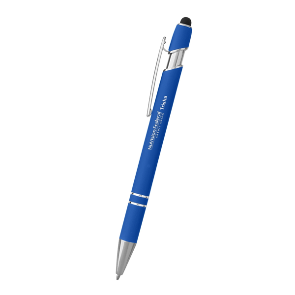 Aluminum ballpoint pen with stylus on top.... from ASI 61125 Hit Promotional Products / Hit®