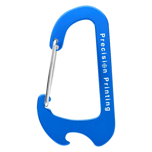 Flat carabiner that measures 1 3/4" x 3", is available in... from ASI 61125 Hit Promotional Products / Hit®