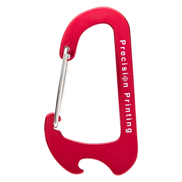 Flat carabiner that measures 1 3/4" x 3", is available in... from ASI 61125 Hit Promotional Products / Hit®