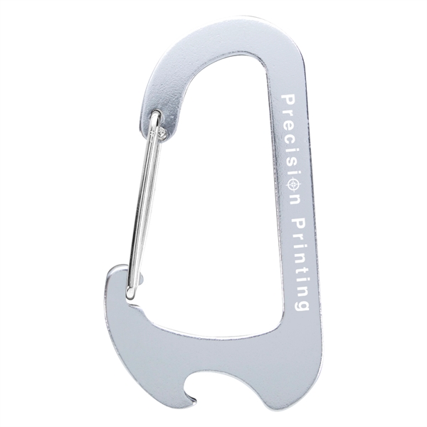 Flat carabiner that measures 1 3/4" x 3", is available in... from ASI 61125 Hit Promotional Products / Hit®