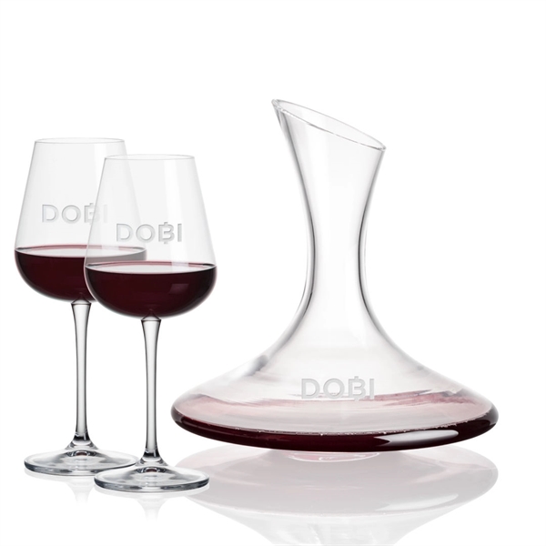 Madagascar Carafe set with 2 or 4 stemmed Howden wine.... from ASI 84592 St Regis Group