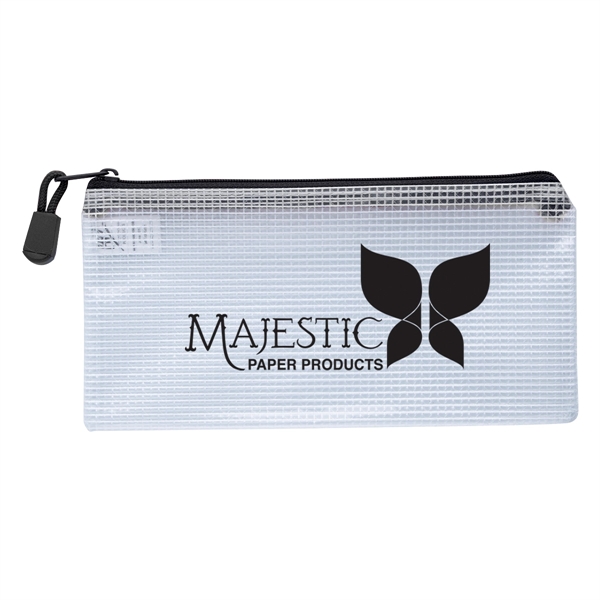 Zippered pouch made of water and stain resistant poly weave durable... from ASI 61125 Hit Promotional Products / Hit®