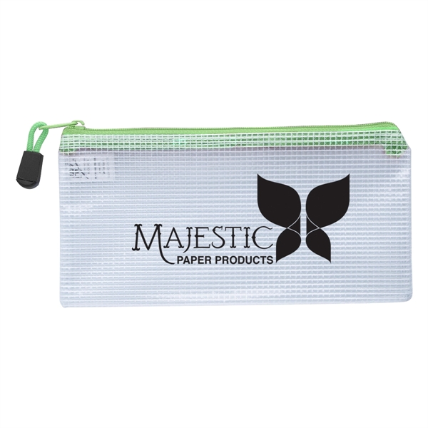 Zippered pouch made of water and stain resistant poly weave durable... from ASI 61125 Hit Promotional Products / Hit®