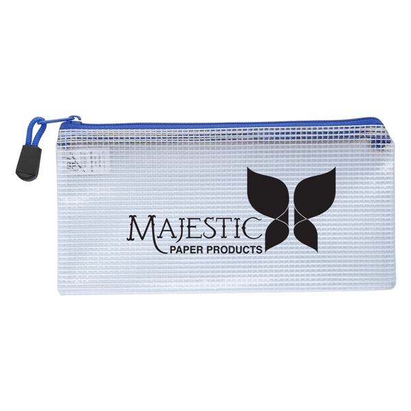 Zippered pouch made of water and stain resistant poly weave durable... from ASI 61125 Hit Promotional Products / Hit®