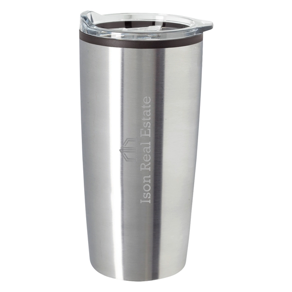 20 oz. tumbler made of stainless steel with a plastic inner... from ASI 61125 Hit Promotional Products / Hit®
