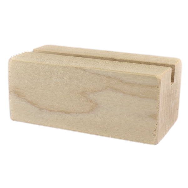 Wood Calendar Holder with 6 Custom Canlender Cards imprinted 2 sides... from ASI 72657 Active Life Promo / Ingrain Promo