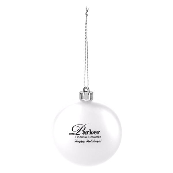 Polypropylene, shatter-resistant ornament that includes string for hanging and is available... from ASI 61125 Hit Promotional Products / Hit®