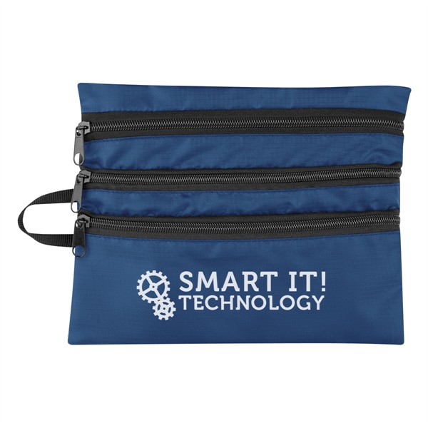 Travel bag made of polyester ripstop that measures 9" x 7"... from ASI 61125 Hit Promotional Products / Hit®