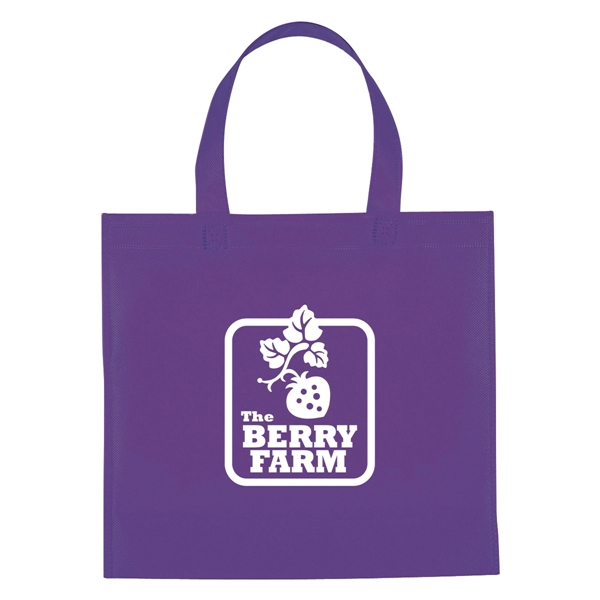 Tote bag made of 80 gram non-woven coated water-resistant polypropylene with... from ASI 61125 Hit Promotional Products / Hit®