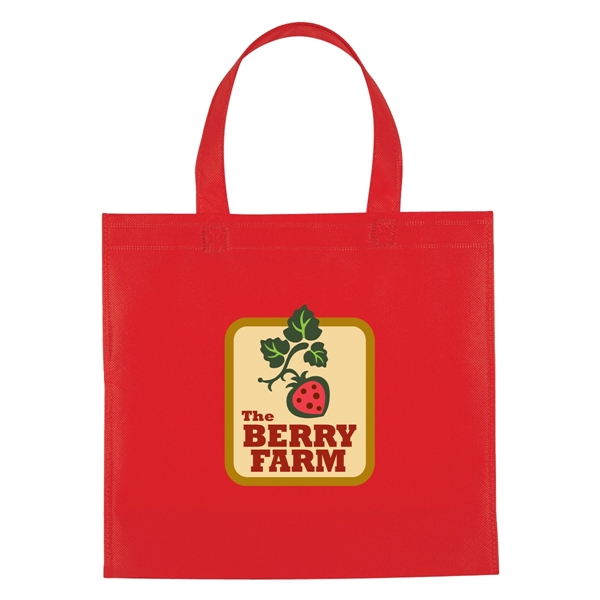 Tote bag made of 80 gram non-woven coated water-resistant polypropylene with... from ASI 61125 Hit Promotional Products / Hit®