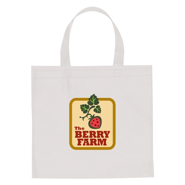Tote bag made of 80 gram non-woven coated water-resistant polypropylene with... from ASI 61125 Hit Promotional Products / Hit®