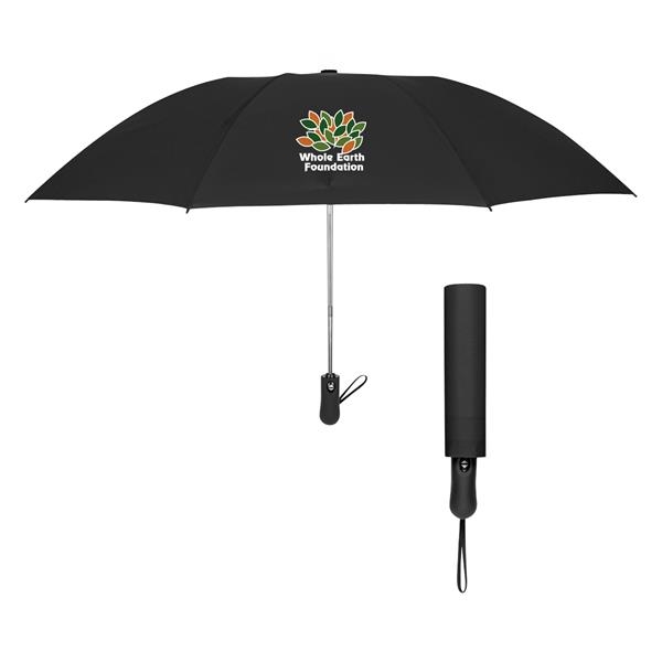 Automatic open umbrella with metal shaft, inverted design and 46" arc... from ASI 61125 Hit Promotional Products / Hit®