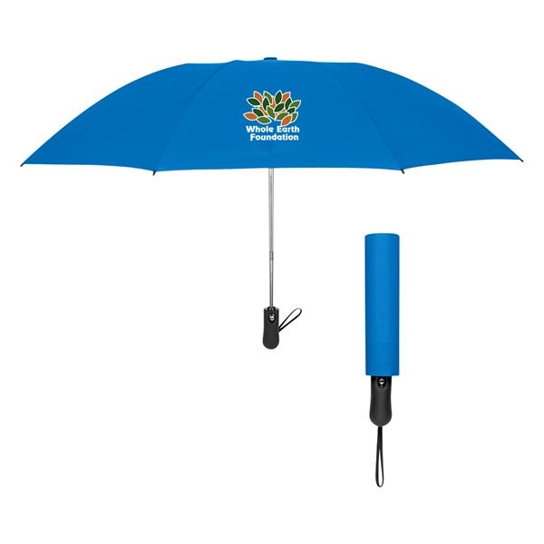 Automatic open umbrella with metal shaft, inverted design and 46" arc... from ASI 61125 Hit Promotional Products / Hit®