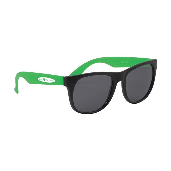 Rubberized sunglasses made of polypropylene with UV400 lenses that provide 100%... from ASI 61125 Hit Promotional Products / Hit®