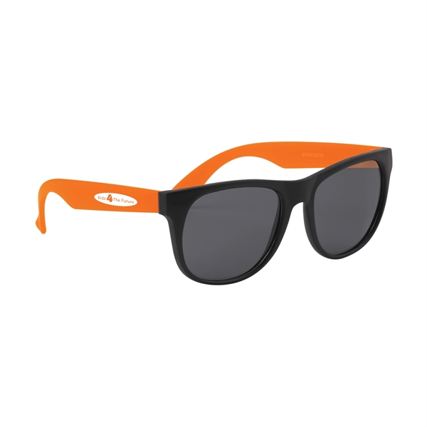 Rubberized sunglasses made of polypropylene with UV400 lenses that provide 100%... from ASI 61125 Hit Promotional Products / Hit®
