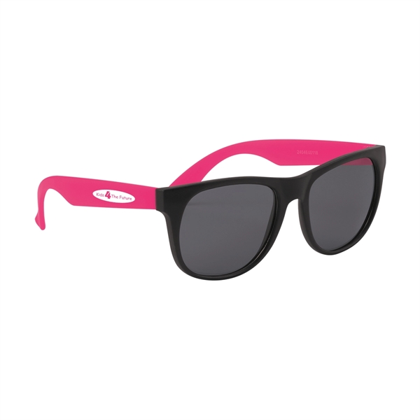 Rubberized sunglasses made of polypropylene with UV400 lenses that provide 100%... from ASI 61125 Hit Promotional Products / Hit®
