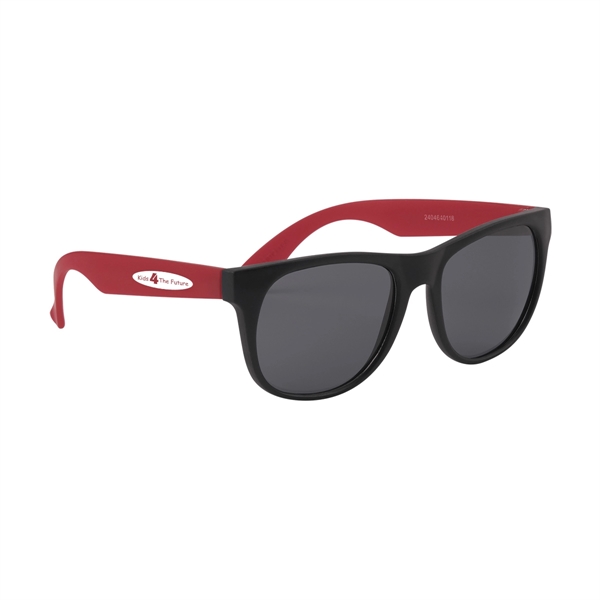 Rubberized sunglasses made of polypropylene with UV400 lenses that provide 100%... from ASI 61125 Hit Promotional Products / Hit®