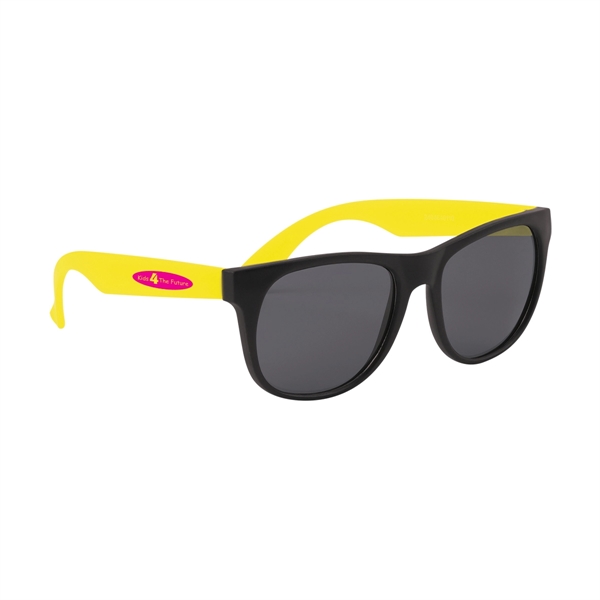 Rubberized sunglasses made of polypropylene with UV400 lenses that provide 100%... from ASI 61125 Hit Promotional Products / Hit®