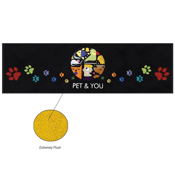 3' x 10' indoor floor mat made of nylon yard with... from ASI 61125 Hit Promotional Products / Hit®