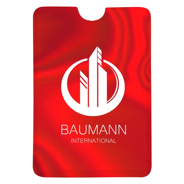 Phone sleeve made of PVC material fused with aluminum foil that... from ASI 61125 Hit Promotional Products / Hit®