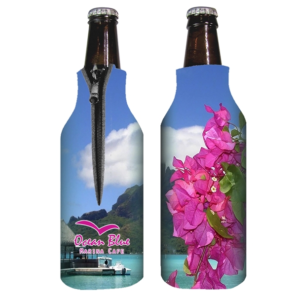 Foam bottle holder with zipper... from ASI 61125 Hit Promotional Products / Hit®
