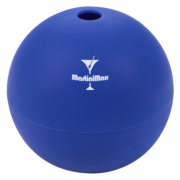Ice cube mold shaped like a sphere and made of silicone... from ASI 61125 Hit Promotional Products / Hit®