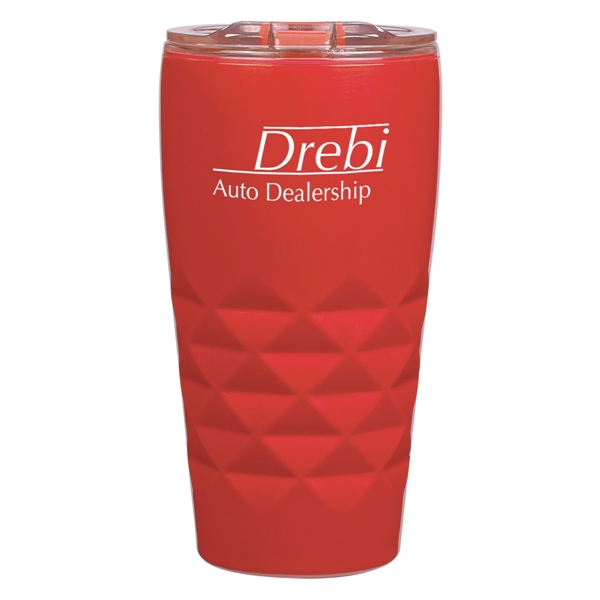 16 oz. acrylic tumbler with double wall insulation and snap-on, spill-resistant,... from ASI 61125 Hit Promotional Products / Hit®