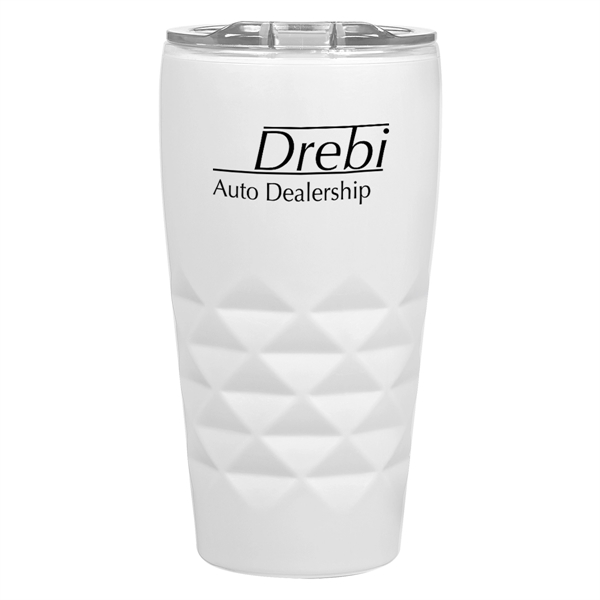 16 oz. acrylic tumbler with double wall insulation and snap-on, spill-resistant,... from ASI 61125 Hit Promotional Products / Hit®