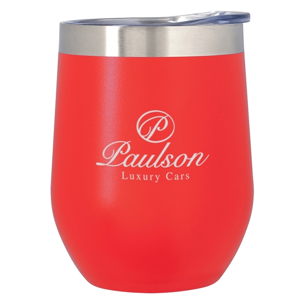 12 oz. stemless wine glass made of stainless steel with double... from ASI 61125 Hit Promotional Products / Hit®