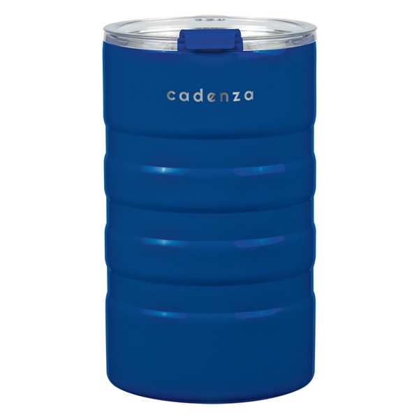 18 oz. double wall stainless steel tumbler featuring a spill-resistant flip-top... from ASI 61125 Hit Promotional Products