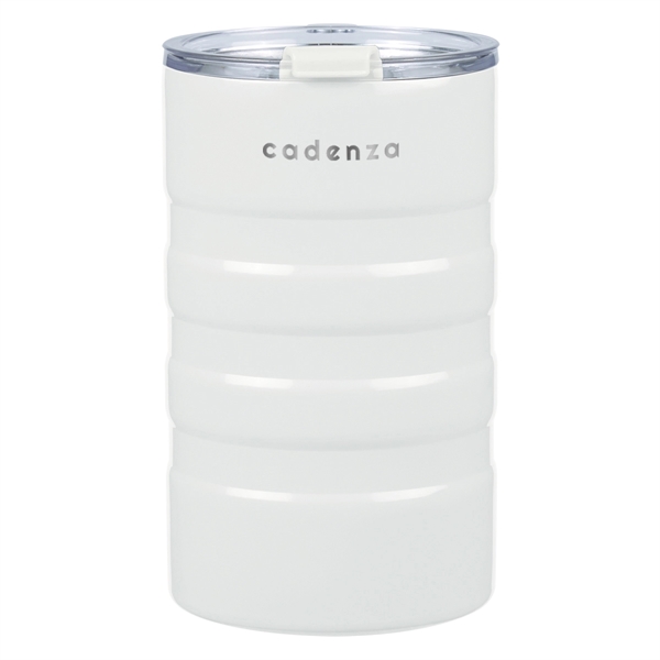 18 oz. double wall stainless steel tumbler featuring a spill-resistant flip-top... from ASI 61125 Hit Promotional Products