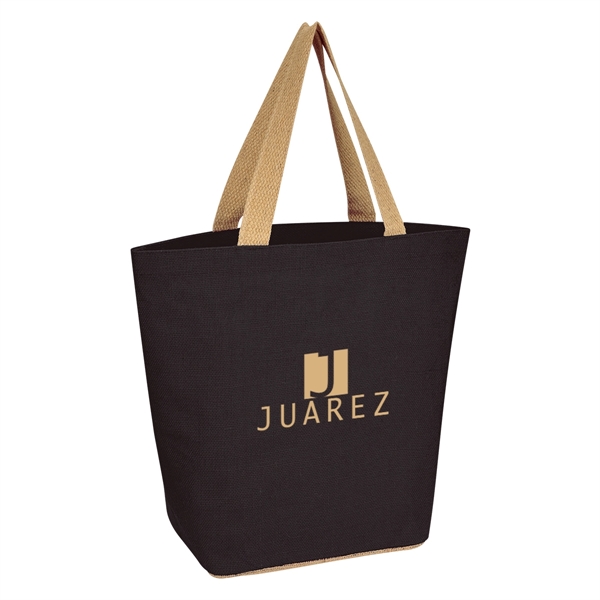 Tote bag made of 100% pure jute which is biodegradable 24"... from ASI 61125 Hit Promotional Products / Hit®
