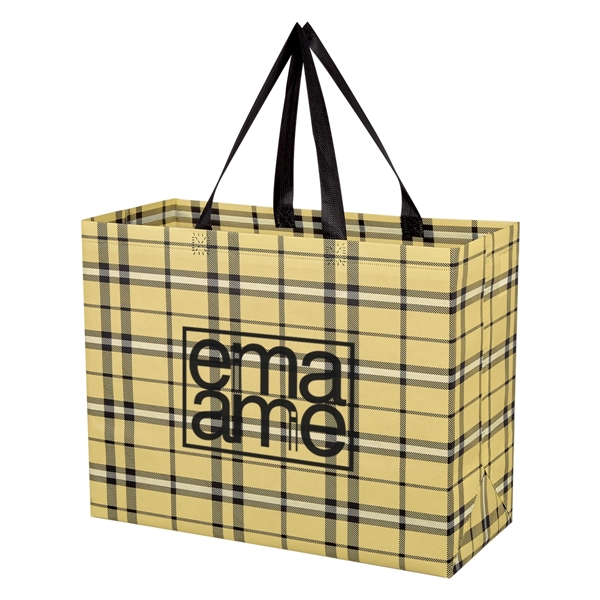 16" x 12" x 7" laminated shopping bag made of polypropylene... from ASI 61125 Hit Promotional Products / Hit®