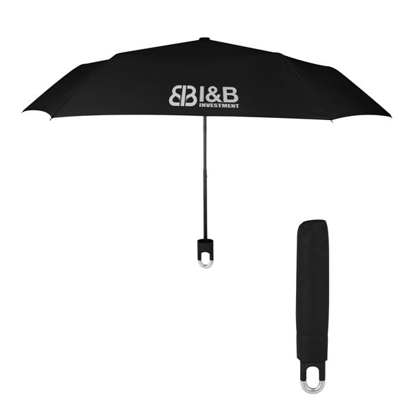 38" arc compact umbrella that's telescopic folding and manual-open with metal... from ASI 61125 Hit Promotional Products / Hit®