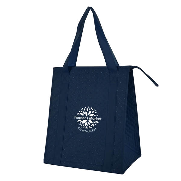 13" x 15 1/4" x 9 1/2" insulated cooler bag made... from ASI 61125 Hit Promotional Products / Hit®