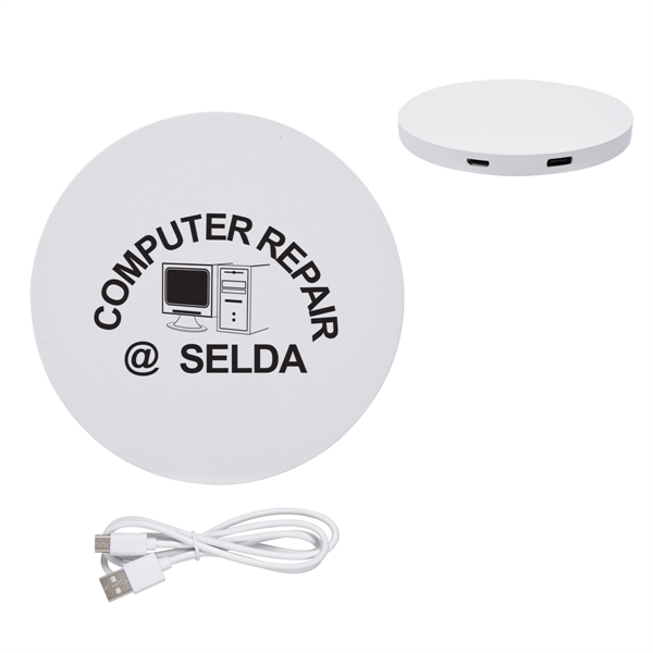 Power Balance wireless charging pad with USB hub to connect and... from ASI 61125 Hit Promotional Products / Hit®