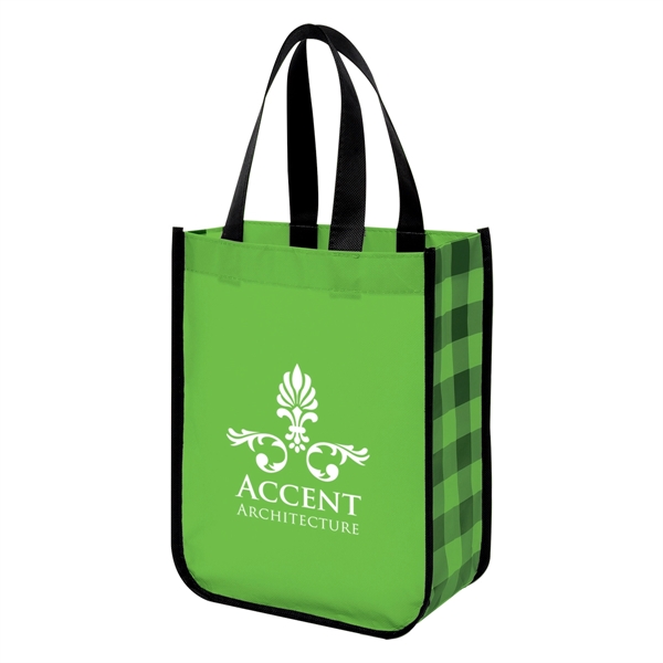 Northwoods laminated non-woven tote bag with long handles for comfortably carrying... from ASI 61125 Hit Promotional Products / Hit®