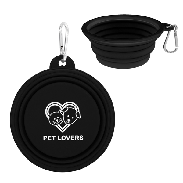 Collapsible pet bowl for giving you dog a drink of water... from ASI 61125 Hit Promotional Products / Hit®